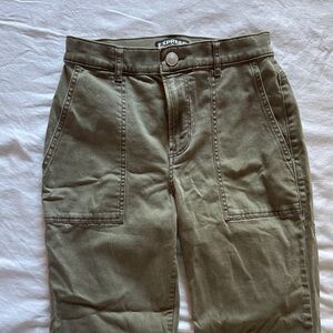 Express Khaki Green Utility Pants